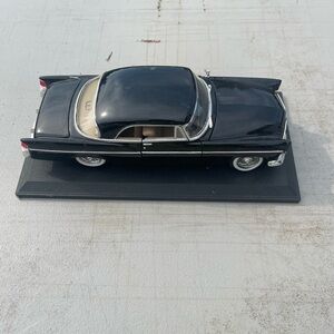 Black and Cream Diecast Model Car